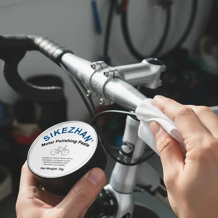 Crème de polissage pour vélo