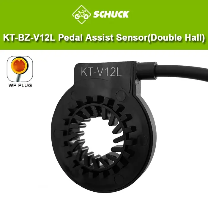 Capteur d'assistance de pédale Double Hall pour vélo électrique 12V-72V