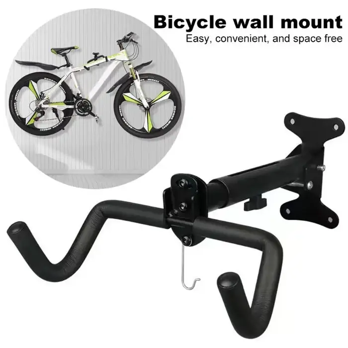 Support mural pour vélo, crochet mural pour vélo, support mural pour vélo de route et VTT, gain de place pour la maison