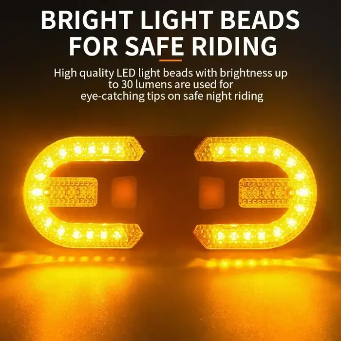 Clignotant de vélo feu arrière LED lampe