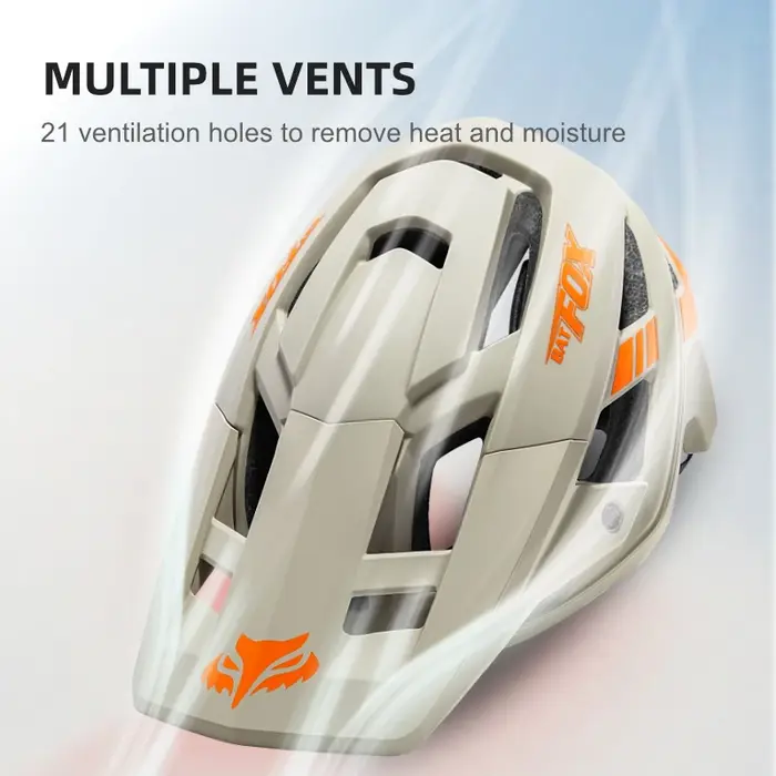 BATFOX casque de cyclisme tout-terrain Durable léger Ventilation confortable hommes femmes ajustement réglable