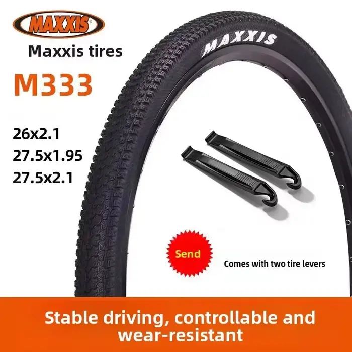 Pneu VTT Maxxis M333 avec logo blanc 26/27