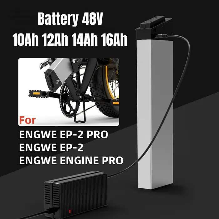Batterie de vélo électrique pliante 48V 10Ah 12Ah 14Ah 16Ah Amp DCH 006 pour Samebike LO26 20LVXD30 XP2.0 Batteries