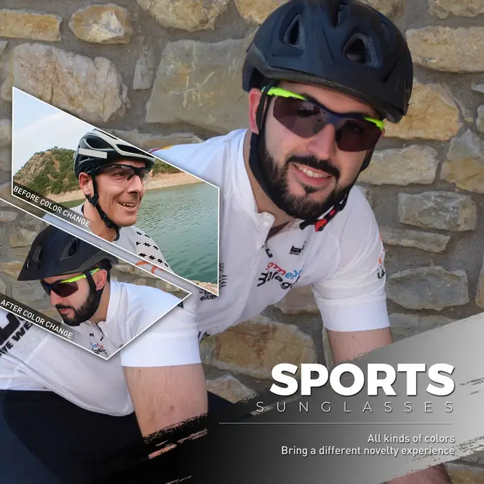 SCVCN lunettes de cyclisme photochromiques hommes vtt lunettes de soleil de cyclisme lunettes de vél