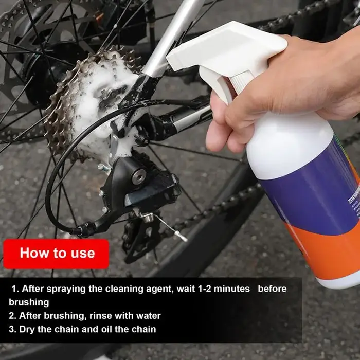 Nettoyant liquide pour chaîne de vélo, spray de dégrati age pour JOBooks, accessoires d'entretien de bicyclette, 500ml