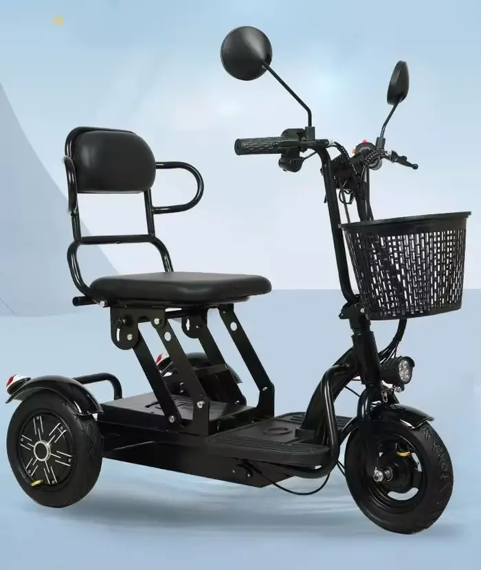 Mini scooter de mobilité électrique pliable à 3 roues