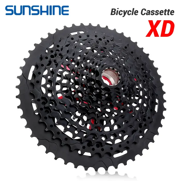 SUNSHINE XD Structure vélo Cassette 12 vitesses 9T-50T noir VTT roue libre 12V pour Sram XD