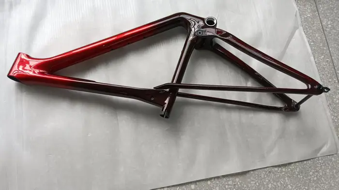 Cadre de vélo de montagne VTT HMC T1100 entièrement en fibre de carbone