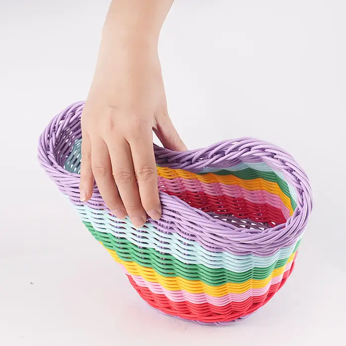 Panier de vélo de guidon avant pour enfant, panier de vélo avant de couleur arc-en-ciel Vintage adap