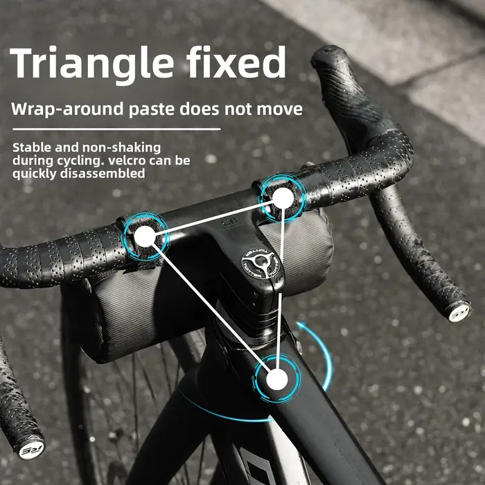 OFFBONDAGE sac de vélo Portable guidon multi-usages grande capacité sac à dos vtt route cyclisme cadre Tube sac bande élastique
