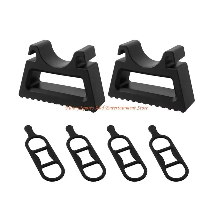 C4DE 6 pièces stabilisateurs guidon vélo Support durabilité Installation rapide