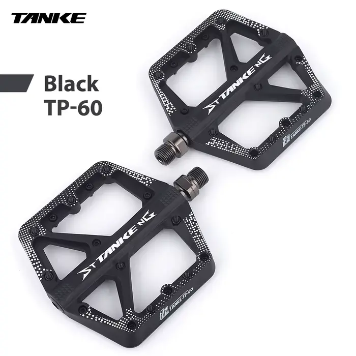 Pédale de vélo en nylon TANKE MTB, large, antidérapante, roulement DU+1, vélo de montagne, accessoir