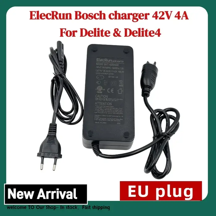 Chargeur 42V 4A pour batterie de vélo électrique Bosch Delite, Active & Performance Line 36V – Charg