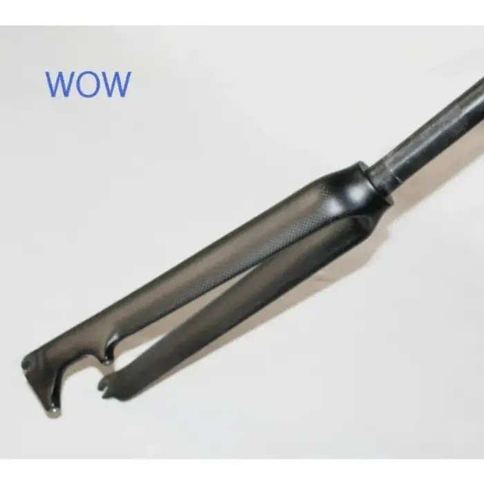 Fourche de vélo de route BUCKLOS 700c entièrement en carbone 3K brillant/mat, fourches de vélo à pignon fixe pour cyclisme sur piste