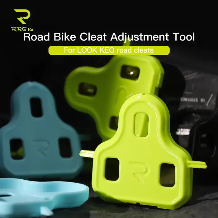 RRSKIT Outil de réglage des clips de vélo de route, jauge d'alignement des clips LOOK KEO, outil de positionnement rapide pour chaussures de cyclisme