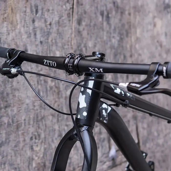 Guidon plat de vélo en alliage d'aluminium pour VTT