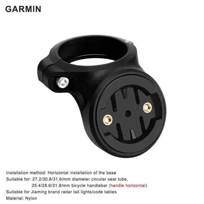 RIDERACE vélo feu arrière tige de selle support de frein vélo selle lampe support pour Garmin Varia