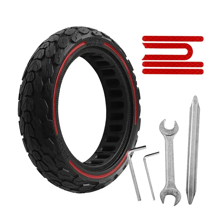 Pneu solide tout-terrain de 8.5 pouces pour Scooter électrique Xiaomi M365 Pro 1S Pro2 Mi3