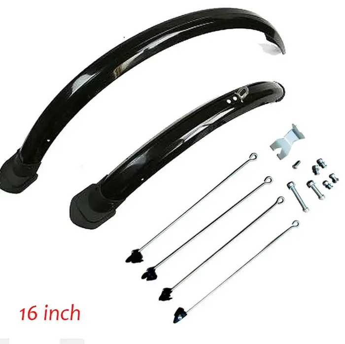 Garde-boue de vélo pliant Dahon, 14 16 20 pouces, Double renfort, taille réglable, avant et arrière
