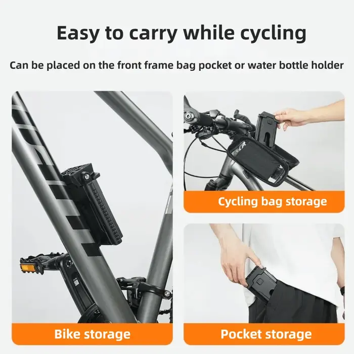 Support de stationnement de vélo pliable et Portable
