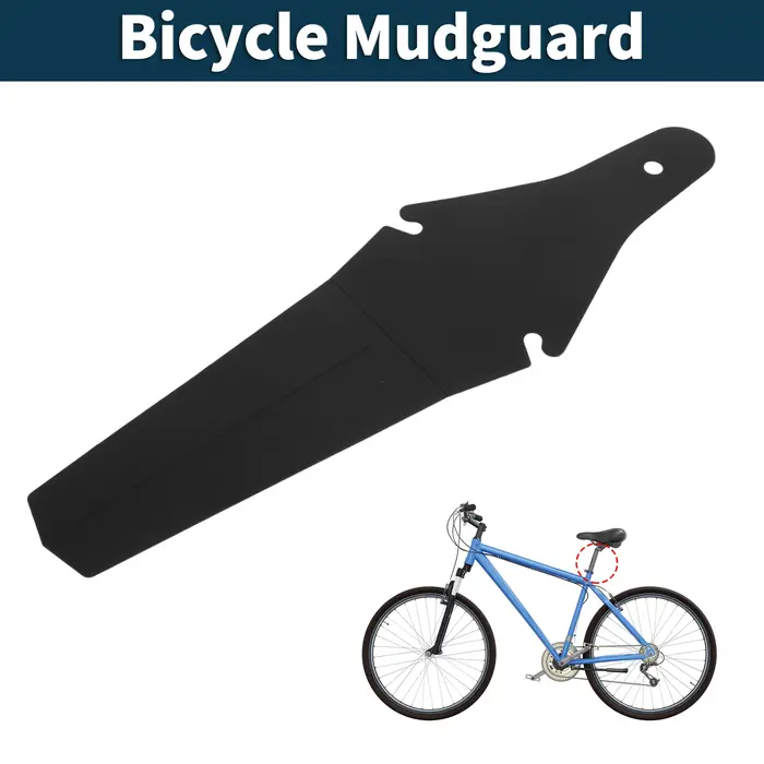 X Autohaux vélo de route vtt garde-boue arrière 12.99 "insertion siège garde-boue garde-boue noir
