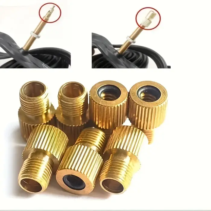 Convertisseur de valve de vélo 4 pièces
