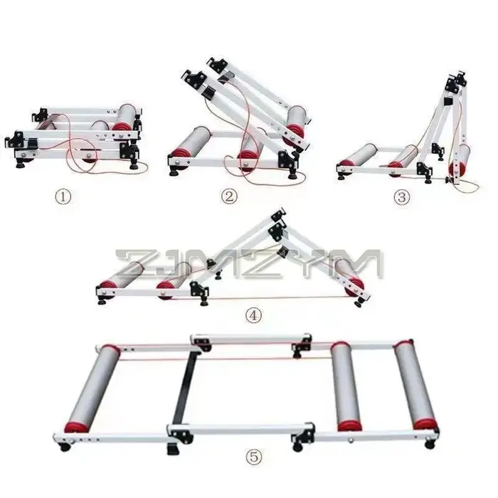 Plate-forme de vélo pliable et silencieuse