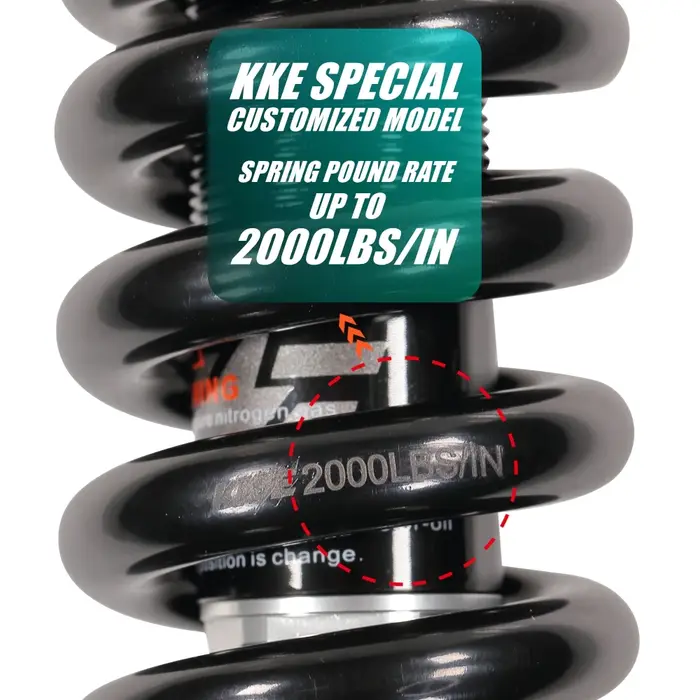 KKE 165mm 2000LBS/IN Suspension hydraulique réglable pour Scooter électrique TEVERUN BLADE GT GT + II 2 FIGHTER 11 + 11 SUPREME 7260R