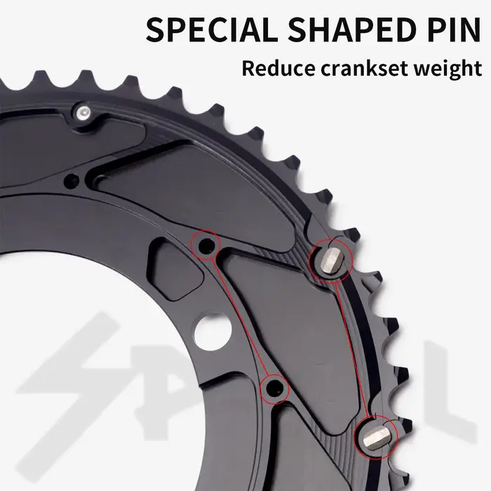 Plateau double pour vélo de route