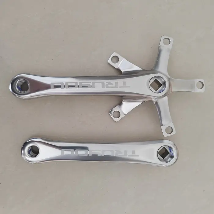 Pédalier de vélo de route 130BCD, longueur 170mm/165mm/152mm, bras de manivelle argenté, pièces de v