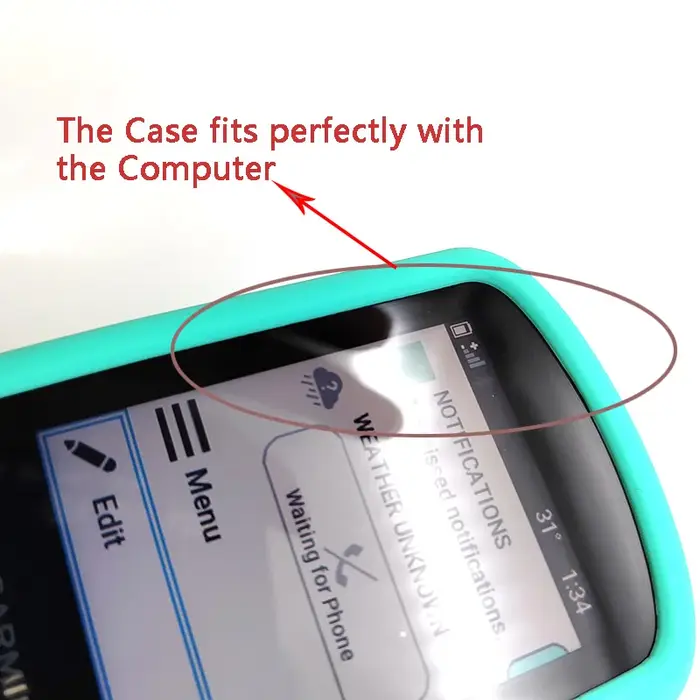 Coque de protection en caoutchouc de silicone pour ordinateur de vélo GPS Edge 550 850