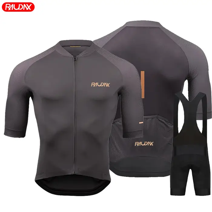 Raudax Team 2024 hommes été à manches courtes Maillot de cyclisme ensemble vtt Maillot Ropa Ciclismo