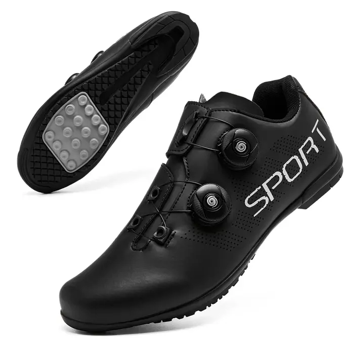 Chaussures de cyclisme respirantes à l'offre elles en caoutchouc