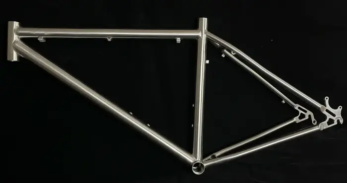 Cadre de vélo haut de gamme en titane
