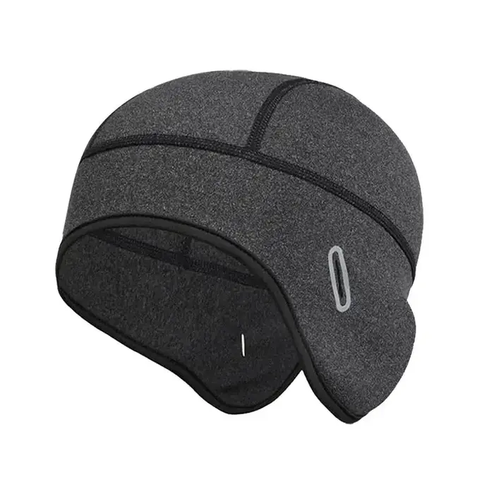 Bonnet d'hiver chaud pour cyclisme, doublure de casque VTT en polaire, bonnet thermique pour hommes