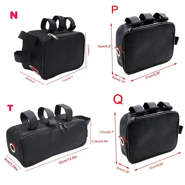 Sac de paquet de cadre de Tube de vélo