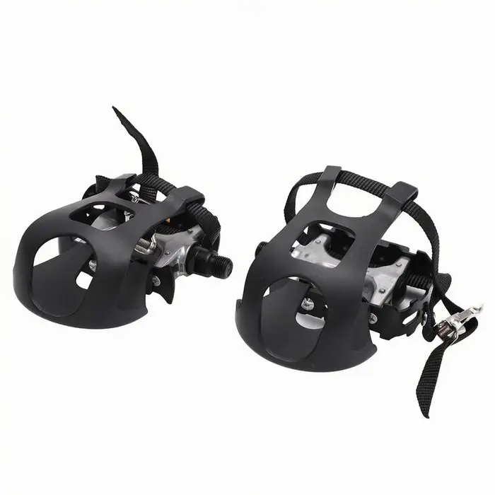 Pédales de vélo d'exercice avec Clips et sangles