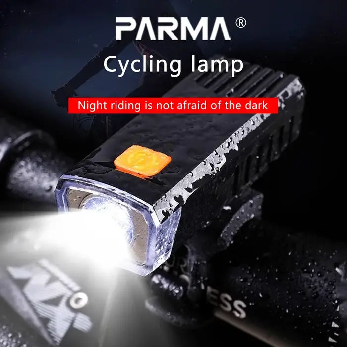 PARMA Phare de vélo de nuit avec lumière forte