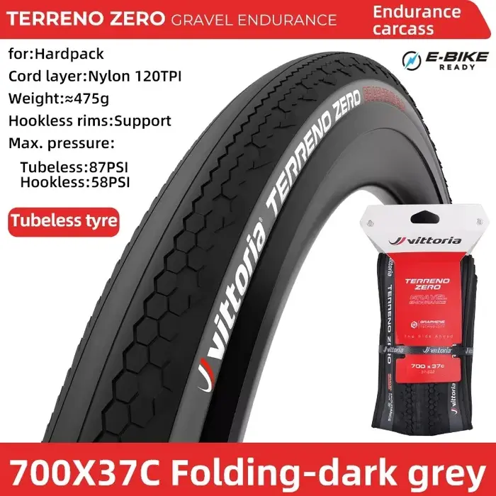 Vittoria TERRENO ZERO vélo de course gravier pneus de route vélo Tubeless pneu rigide 700x37C 700x40