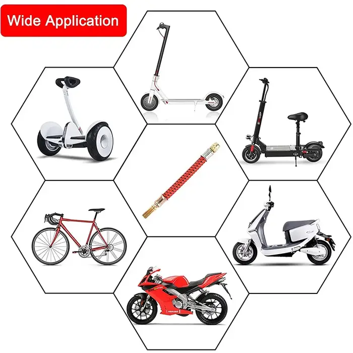 Adaptateur d'extension de Valve de pneu pour Xiaomi Mijia M365, gonfleur de pneus, pompe à Air pour Scooter électrique, buse étendue, accessoires de Scooter