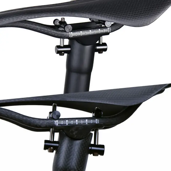 ELITAONE - Tige de selle de vélo entièrement en fibre de carbone - VTT / Vélo de route - 135g - Ultr