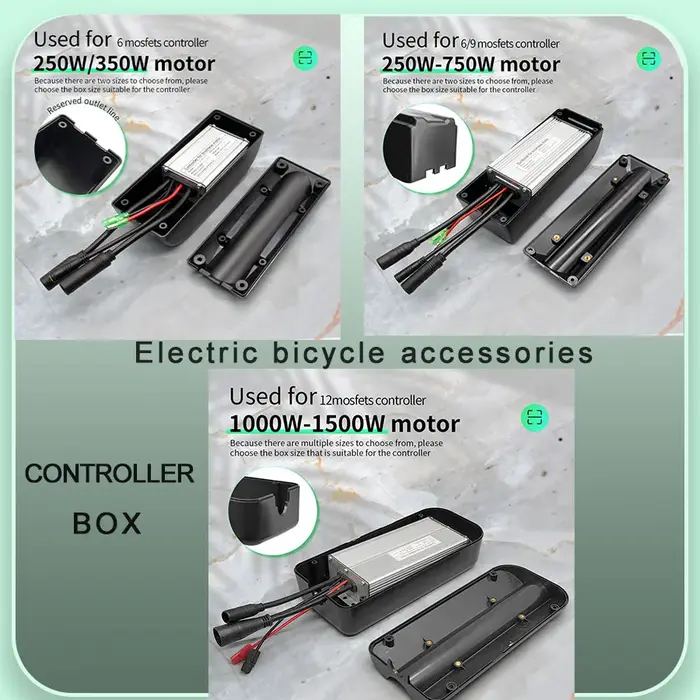 Boîte de contrôleur de vélo électrique de grande/petite taille Ebike