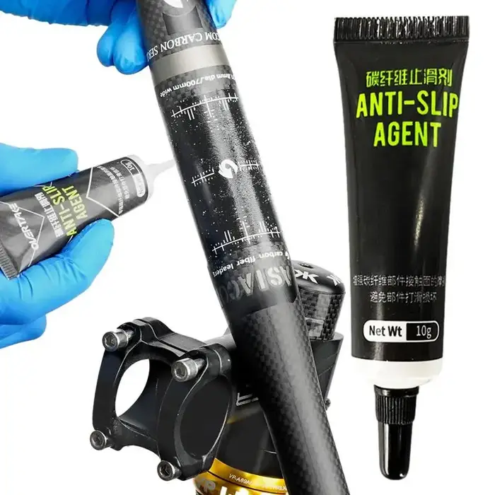 Graisse de vélo pour fibre de carbone et lubrifiant antidérapant noir olive pour tige de selle et guidon haute adhérence