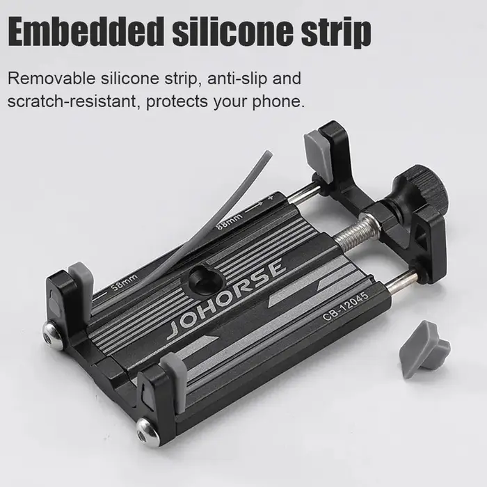 Support de téléphone portable en alliage d'aluminium pour vélo électrique