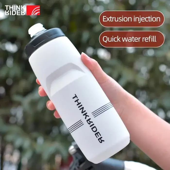 ThinkRider-Bouteille d'eau portable en plastique pour vélo, bouteille de grande capacité, 620ml, 750