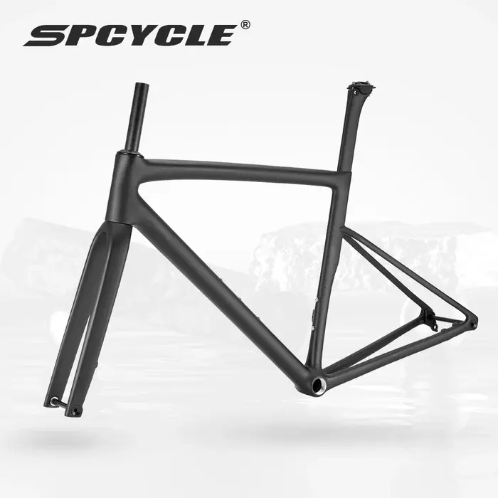 Spcycle 2025 nouveau R088 cadre de vélo de route en carbone frein à disque câble entièrement caché cintre UDH
