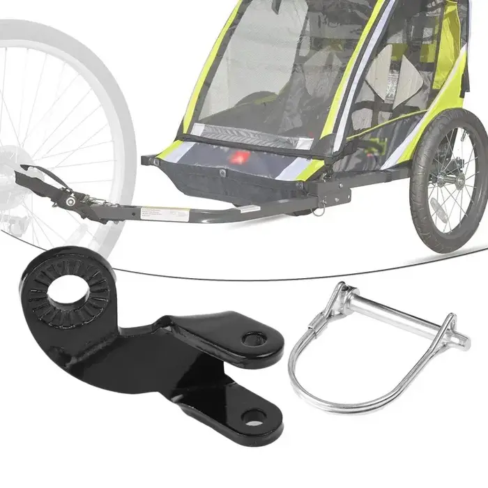 Promotion : 1 pièce - Raccord d'attelage pour remorque de vélo - Outil de haute qualité pour attache de remorques Burley - Attelage en acier