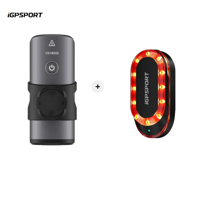 IBPSPORT VS1800S feu avant de vélo étanche à la pluie USB Rechargeable lumière
