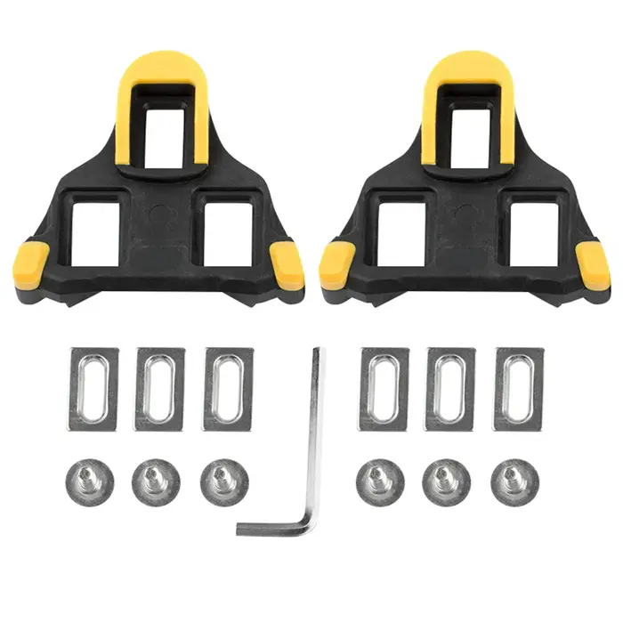 Ensemble de pédales de vélo autobloquantes, pédales à plateforme légères, pédales à 3 roulements, cy