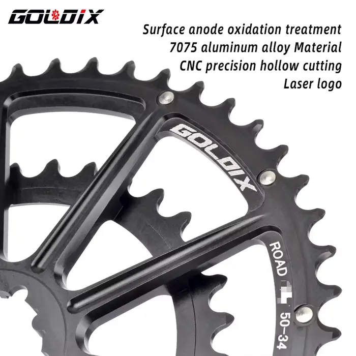 GOLDIX – Double plateau à 22/20 vitesses, 50-34T 52-36T 53-39T, roue à montage Direct pour manivelle